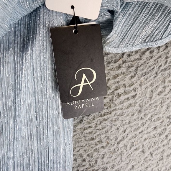 Adrianna Papell metallic gown New 8 - Picture 3 of 7